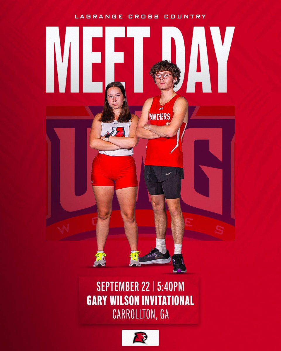Meet Day!

<a href="/LaGrangeXC/">LaGrange College Cross Country</a> is headed to <a href="/UWGAthletics/">West Georgia Wolves</a> for the Gary Wilson Invitational!

#GoPanthers
