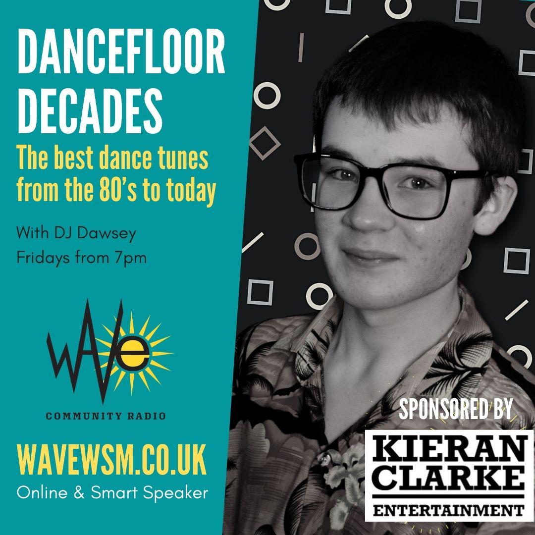 DJDawsey's tweet photo. Just a few more hours until the start of the weekend, and just a few hours until DJ Dawsey's Dancefloor Decades on Wave Community Radio!
Listen at https://t.co/Xp73KlhgwQ from 7PM!

@WaveWsM
Brought to you by Kieran Clarke Entertainment

#radioshow #djset #weston #wsm #radio https://t.co/bj1gjHwuBf