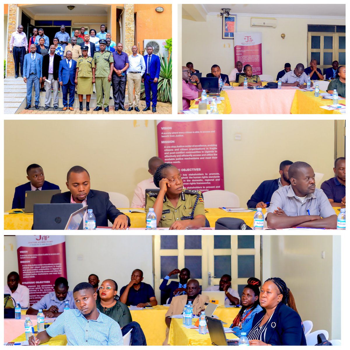 JusticessP's tweet photo. From 21-22 September JAP in collaboration with @PoliceUg  and @UHRC_UGANDA  has organized a 2 two days training Workshops for the CSOs in Uganda. The workshop also culminated in the formation of thematic clusters on security oversight. @ccgea1 @AfricanIIJ @actvuganda @Lapsnet https://t.co/CdXs06BFmN