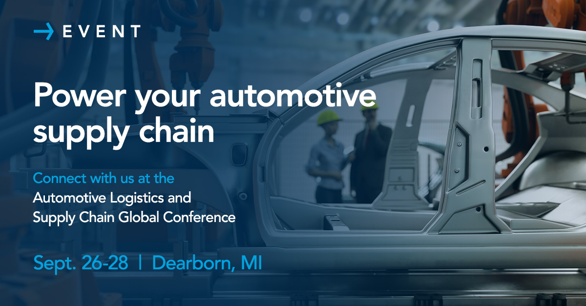 CHRobinson's tweet photo. As automotive supply chains continue to evolve with strategies like nearshoring, it's critical that companies are aware of the challenges that may arise. Connect with our experts at the @Auto_Logistics conference ➡️ https://t.co/kXYjueALa7
#ALSCLIVE #logistics #supplychain https://t.co/fnBd4vztVJ