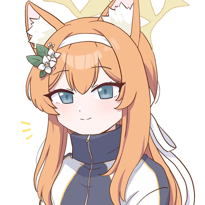 体操服マリーちゃんかわいいので公式絵に寄せて描いてみた!むずい! 