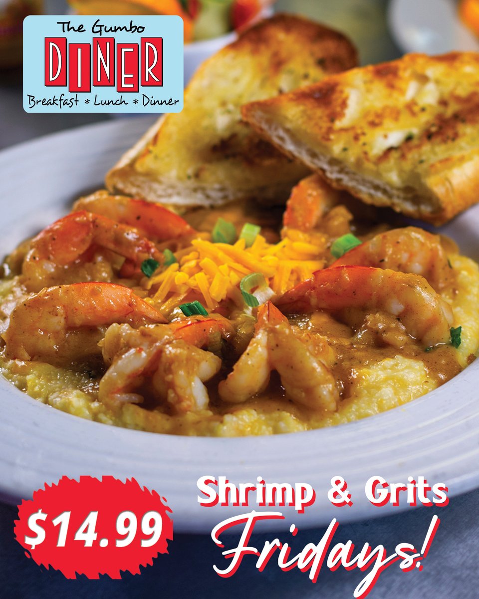 If you love our famous Shrimp and Grits, we have good news! Join us all day on Friday and enjoy them for just $14.99! 🍤😋💕

3602 Seawall Blvd
