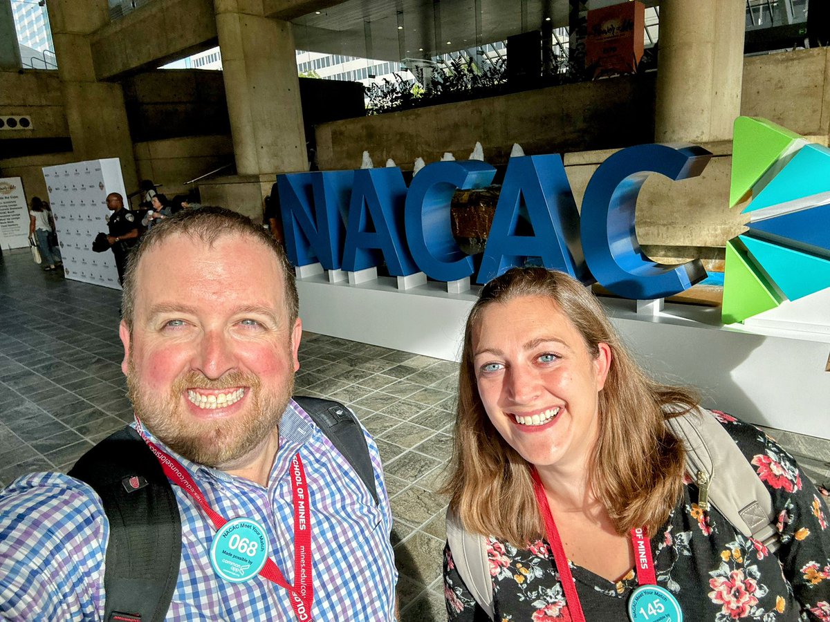 Continuing the tradition of learning &amp; networking with my pal @NCHSCCC at #NACAC2023! Cannot wait to bring back what we’ve learned (and new ideas) to our buildings! #PartnersInGrowrh #BetterTogether