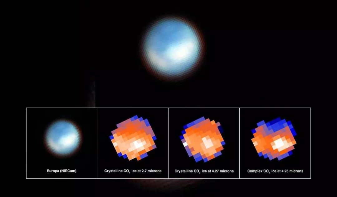 OneilyNews's tweet photo. The Europe Space Agency (ESA) has detected carbon dioxide on the surface of Jupiter's icy moon Europa.

The astronomers identified it using data from James Webb Space Telescope. https://t.co/yzA6E2yPUW