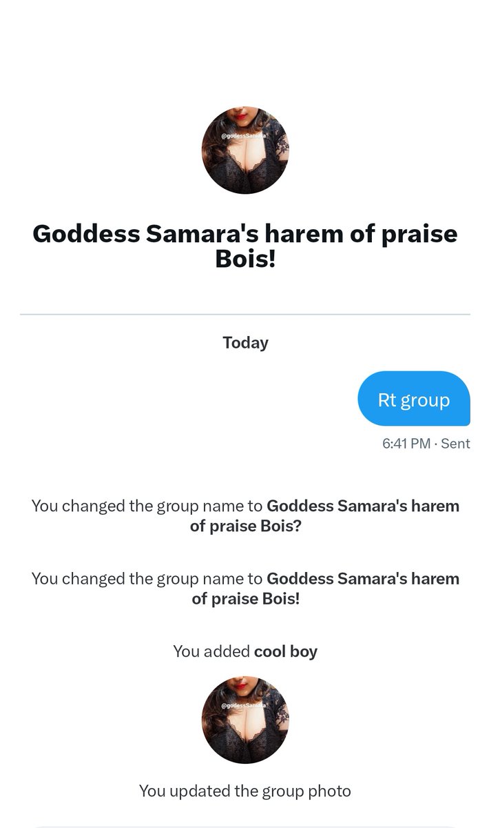 GodessSamara's tweet image. Comment if you wanna join my harem of rt subs!
Devoted to adoring me!