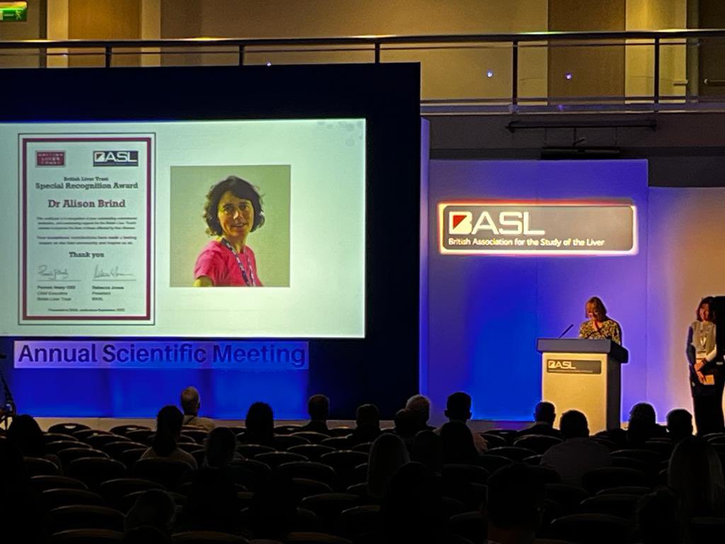 Apurna Jegannathen (@apurna_j) on Twitter photo Dr Alison Brind Consultant Hepatologist <a href="/UHNM_NHS/">UHNM NHS Trust π₯</a> being awarded the Distinguished Service Award at BASL-British Association for the study of the Liver at Brighton for her services to liver disease in Stoke on Trent UK. What a great honour ππππ <a href="/TEAMLIVERUHNM1/">TEAMLIVER@UHNM</a> <a href="/TracyBullock12/">Tracy Bullock</a> Dr Alison Brind Consultant Hepatologist <a href="/UHNM_NHS/">UHNM NHS Trust π₯</a> being awarded the Distinguished Service Award at BASL-British Association for the study of the Liver at Brighton for her services to liver disease in Stoke on Trent UK. What a great honour ππππ <a href="/TEAMLIVERUHNM1/">TEAMLIVER@UHNM</a> <a href="/TracyBullock12/">Tracy Bullock</a>