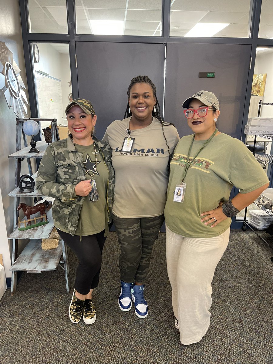 We wore our camouflage clothing yesterday to support our troops! #FreedomWeek2023 #OneDirection #OnePurpose