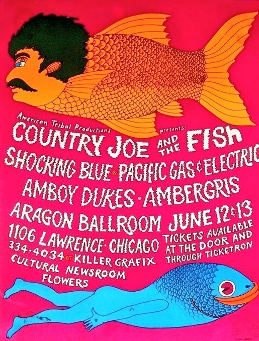 #CountryJoeandtheFish #Ambergris #ShockingBlue #AmboyDukes #PacificGasandElectric #Psychedelic