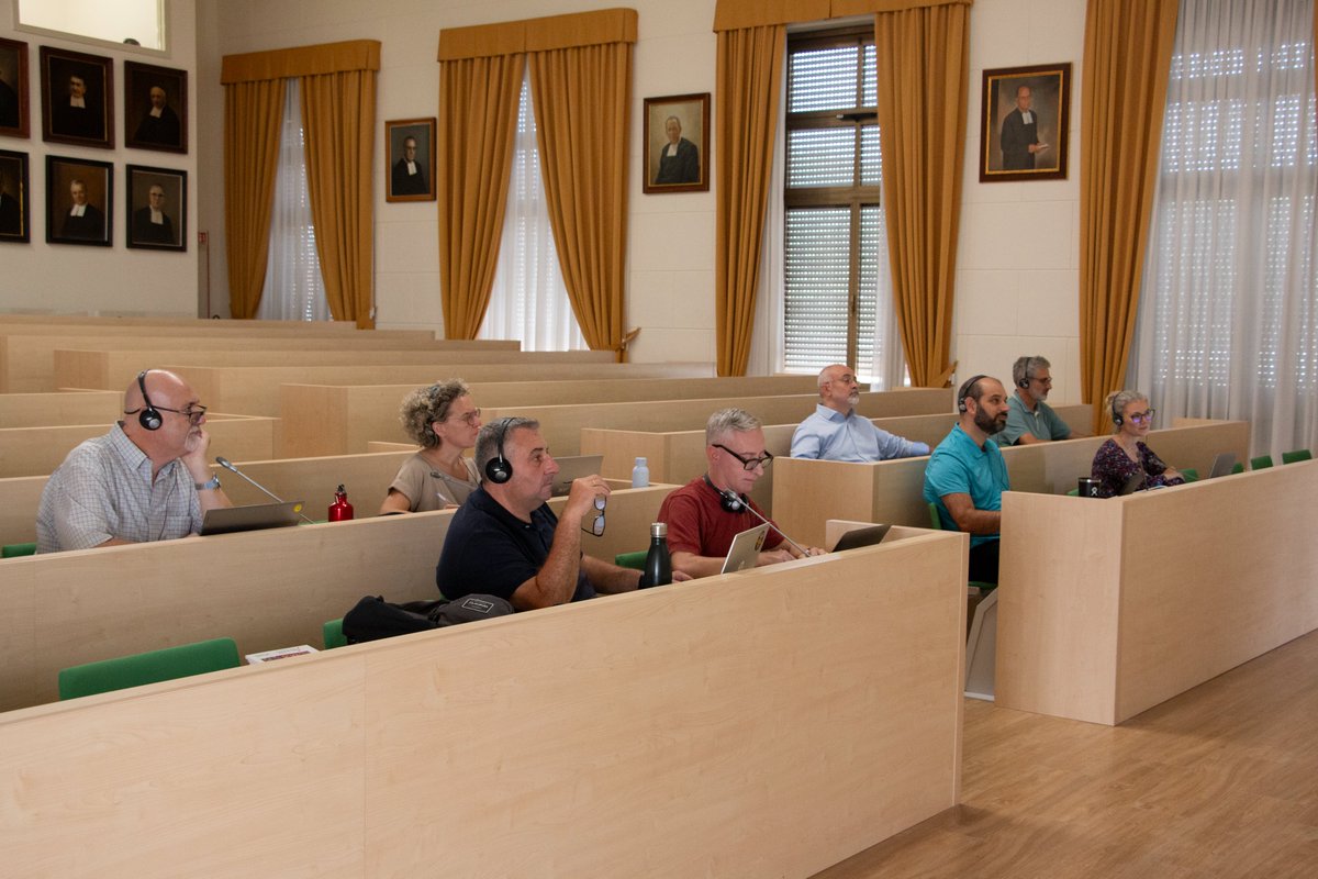 lasalleorg's tweet photo. FRA || #RELEM Lundi 18 et mardi 19 septembre, le Conseil de la MEL de RELEM s'est réuni à la Maison Généralice à Rome pour sa première réunion de l'année scolaire 2023-2024. Nous partageons quelques images de cette importante réunion. https://t.co/wIAb0qFbRU