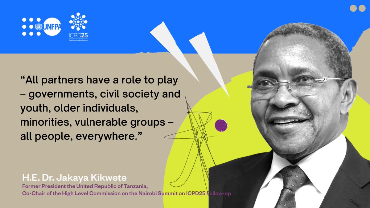 'Everyone has a role to play.'
—High Level Commission Co-Chair H.E. @jmkikwete.

Watch the live discussion, on the sidelines of the #UNGA, of the next steps in ensuring the #NairobiCommitments are met ➡️ bit.ly/3LvKwRY

#SexualAndReproductiveJustice #AllRightsAllPeople