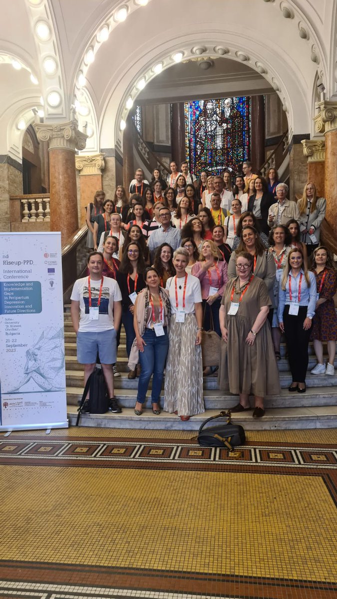 Our happy #Riseup-PPD group is delighted to end our international conference with wonderful presentations and discussions on our last day at the University Sofia, Bulgaria! <a href="/anaganhoavila/">Ana Ganho</a>, <a href="/NakicRados/">Sandra Nakic Rados</a>, <a href="/Jane_Fisher1/">Jane Fisher</a>, <a href="/MHealthResearch/">Eleni Vousoura, PhD</a>,<a href="/MMM4Mothers/">Make Mothers Matter</a>