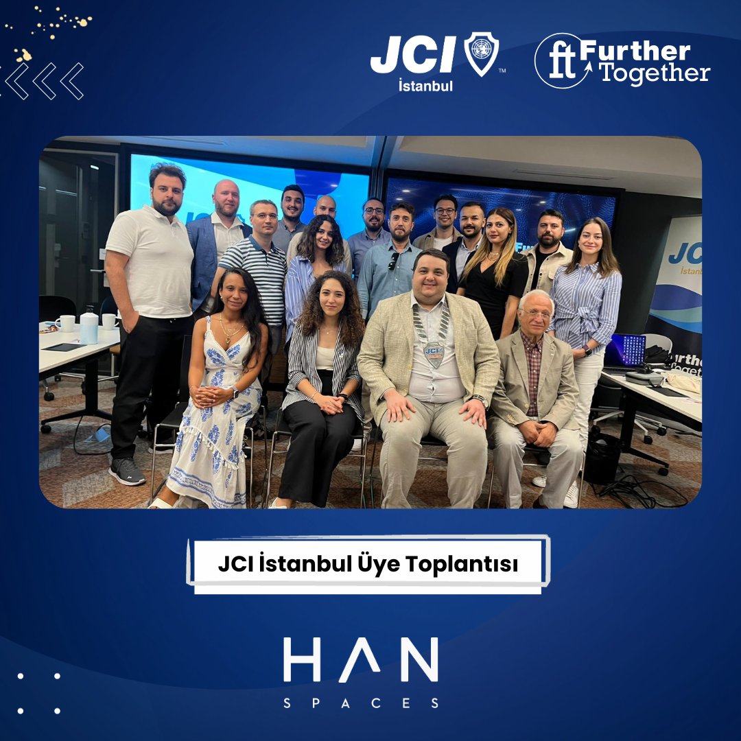 JCI İstanbul Üyeleri olarak aylık toplantılarının dördüncüsünde Han Space'in modern mekanında buluştuk.

Üyelerin, senatörlerin, alumnilerin ve aday üyelerin katıldığı bu etkinlikte unutulmaz anlar yaşadık.

<a href="/jciturkiye/">JCI TURKEY</a>