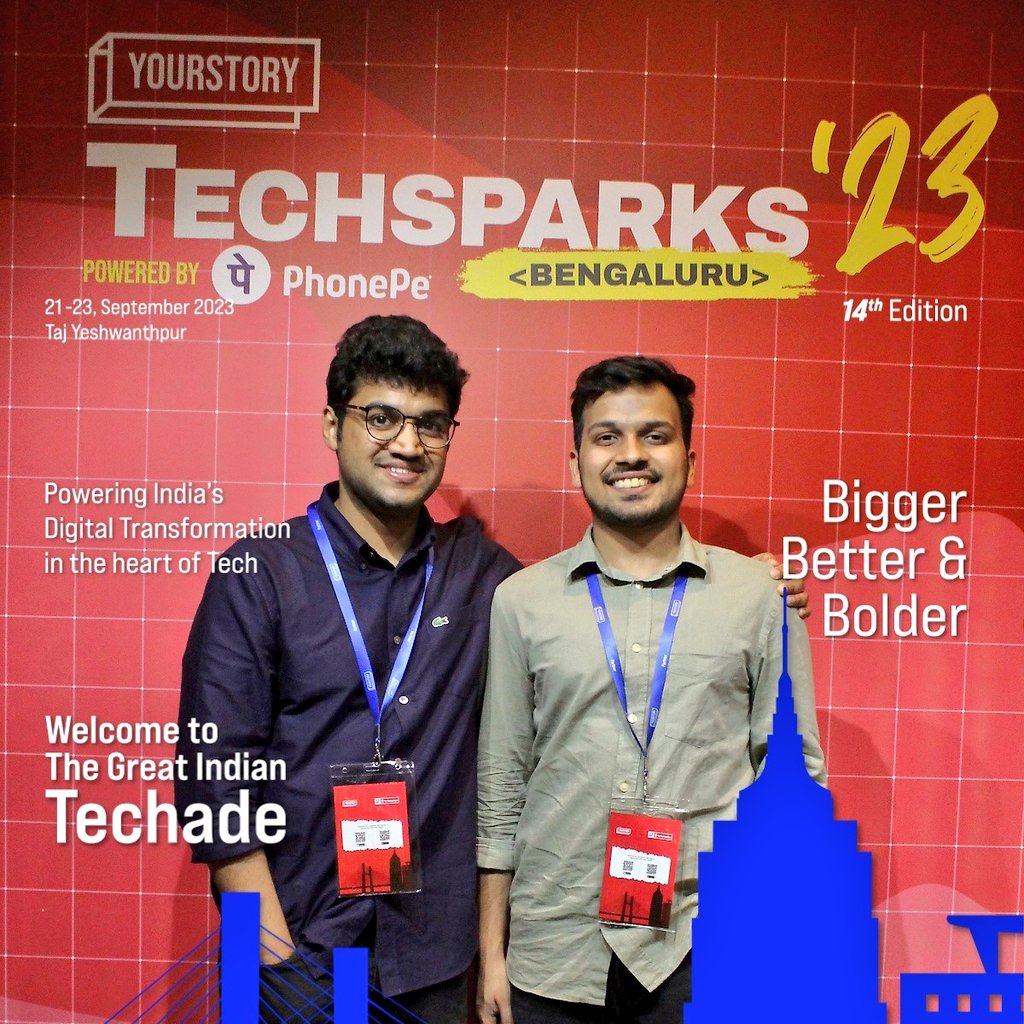 rishabhbansal97's tweet image. Today at @YourStoryCo #TechSparks2023 ✨