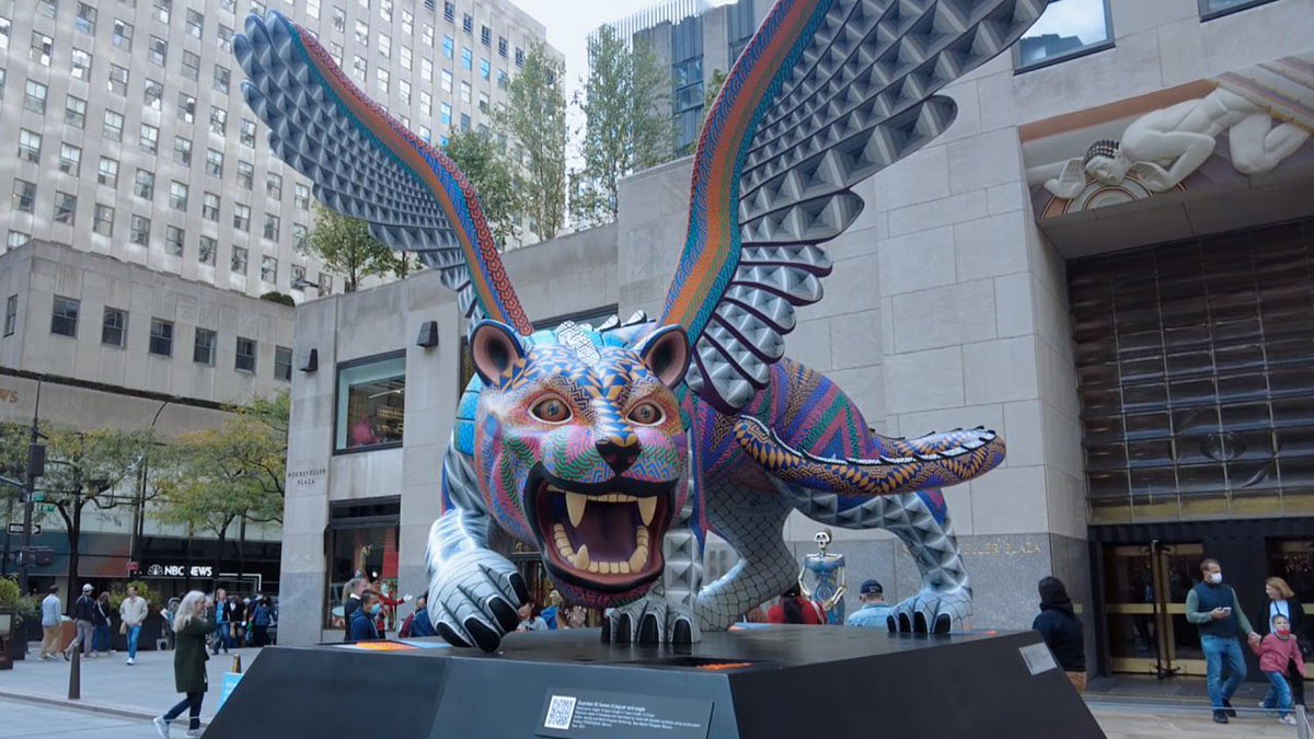 bambkb's tweet photo. 🚨🚨🚨For people that believe in the Bible - Revelation 13:2 

“And the beast that I saw was like a leopard; its feet were like a bear’s, and its mouth was like a lion’s mouth. And to it the dragon gave his power and his throne and great authority”

Is the United Nations the BEAST from the Bible? Why is this outside the UN building?🧐

#UnitedNations #TheBeastofTheBible