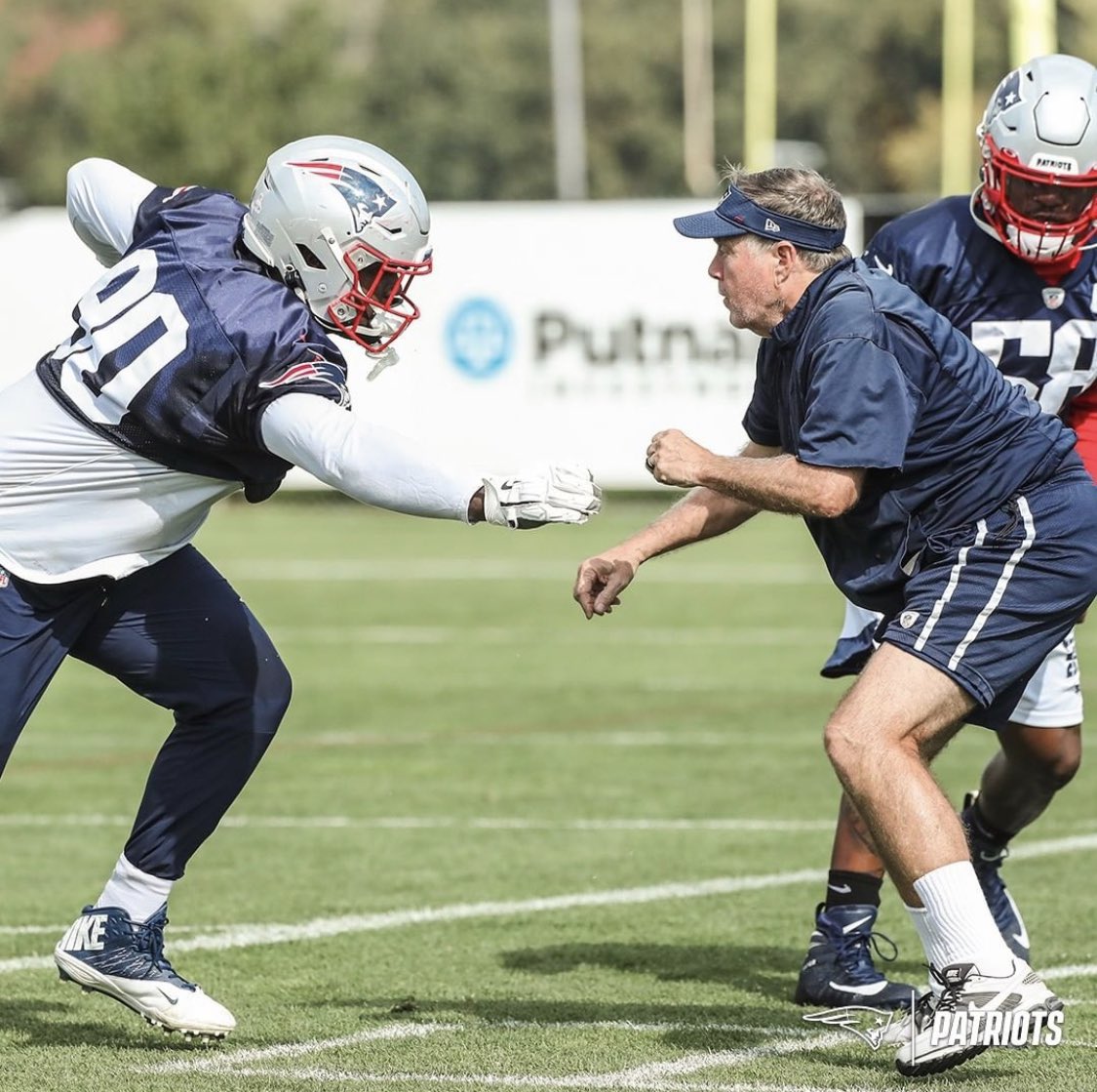 Bill Belichick has informed the Patriots he will be starting at tackle this week.

0-3 is not an option. Wow, that’s why he’s the GOAT. 🐐🏆
