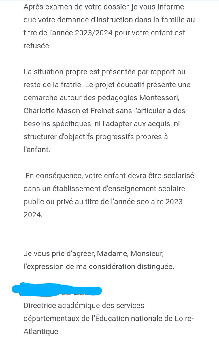 @acnantes refuse l'#ief pour mon fils. Séparer un enfant de 2 ans de sa fratrie et le scolariser de force ?! 😡 #balancetonrectorat
#NosEnfantsPASVosDossiers
❌Stop #écoleobligatoire 
#supppressionart49ief
#lajeunesseetouffe