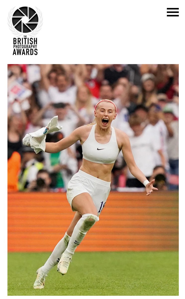 Delighted my photo of ⁦<a href="/Lionesses/">Lionesses</a>⁩ ⁦⁦<a href="/chloekelly/">Chloe</a>⁩ celebrating scoring the winner in the 2022 #Wembley <a href="/WEURO/">WEURO 2025</a> final is shortlisted in the ⁦⁦<a href="/GBPhotoAwards/">🇬🇧British Photography Awards</a>⁩ - amongst top work by others. Help me get a pay rise by voting here. Ta!! tinyurl.com/3t52zdar