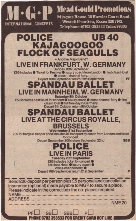 SpandauBallet's tweet photo. True: 40th Anniversary Diaries: Thursday 22nd September – Spandau flew to Milan to do various press and radio interviews, following their concert at Circus Royale Brussels the night before - it was the band’s first-ever gig in Belgium and the first of the tour. #True40 #OTD https://t.co/dqI1OiUYgU