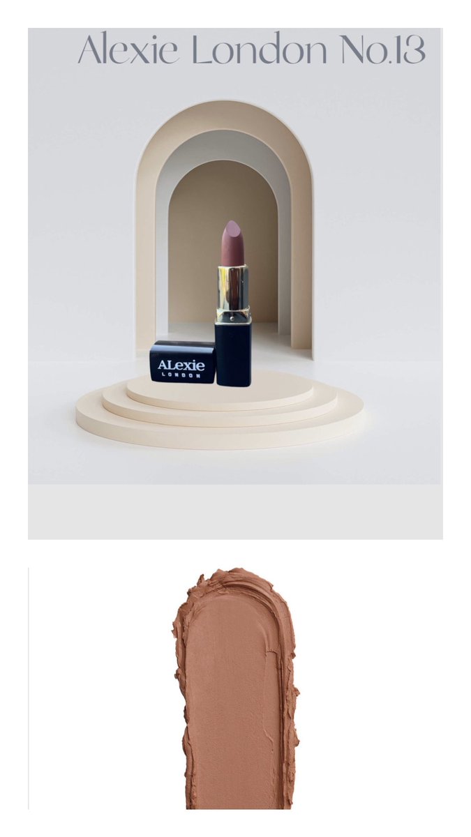 ALexieCosmetics's tweet photo. Shade No.13 Nude lips for a subtle look #nudelips #nudelipstick https://t.co/ARLQJb0hos