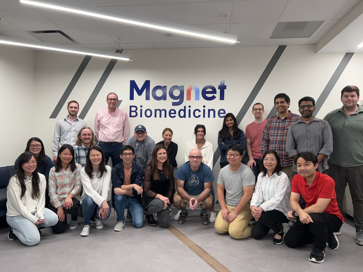 MagnetBiomed's tweet photo. New chapter, new space: This week our team gathered to celebrate our new lab + office space in South End, Boston!

#Biotech #MolecularGlues https://t.co/b0cRa5jHVy