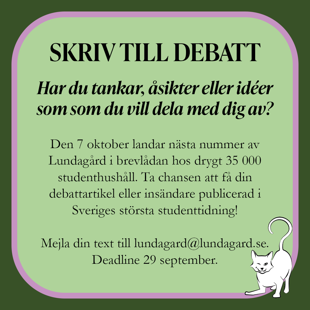Tidningen Lundagård tweet media
