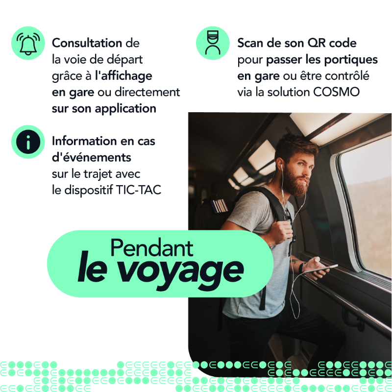 SNCFConnectTech's tweet photo. 🚄 Faciliter l’accès aux mobilités durables se fait tout au long d'un trajet. En cette #SemaineEuropéennedelaMobilité, retour sur nos innovations et services présents à chaque étape des déplacements 👇
Bon voyage ! 🫶