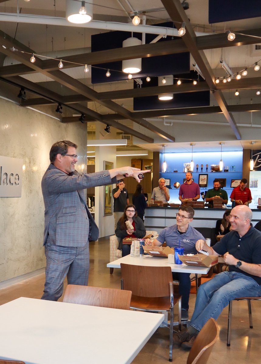 BHC_ENG's tweet photo. This week, we enjoyed a fantastic lunch with our Development Group Director, Mark Sherfy! Mark took us on a journey through the decades, uncovering fun stories and valuable leadership lessons along the way. #Leadership #GrowthOpportunity #Culture #NoProblemPlace https://t.co/aAEXQaXsPJ