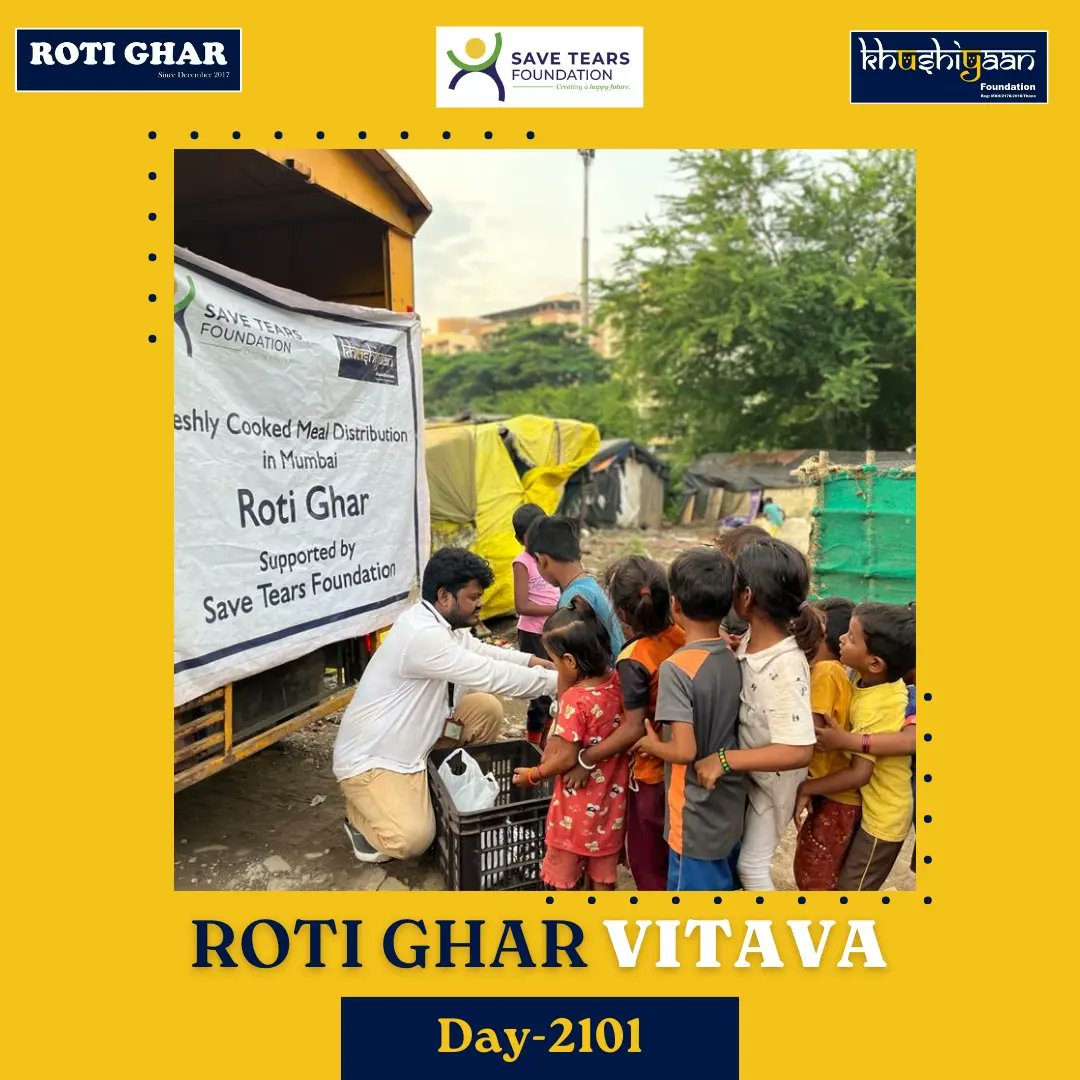 RotiGharIndia's tweet photo. Date : 15-09-2023
Location :
Delhi
Valsad
Vitava
Odisha
Roti Ghar : Day 2101
"The highest of distinctions is service to others"
Be kind to everyone and spread happiness across!
.
#upliftingsociety #helpingothers #feedingkids #hungerfree
#Hungerfreeindia #Kidsofrotighar https://t.co/EKyIjO2dMA