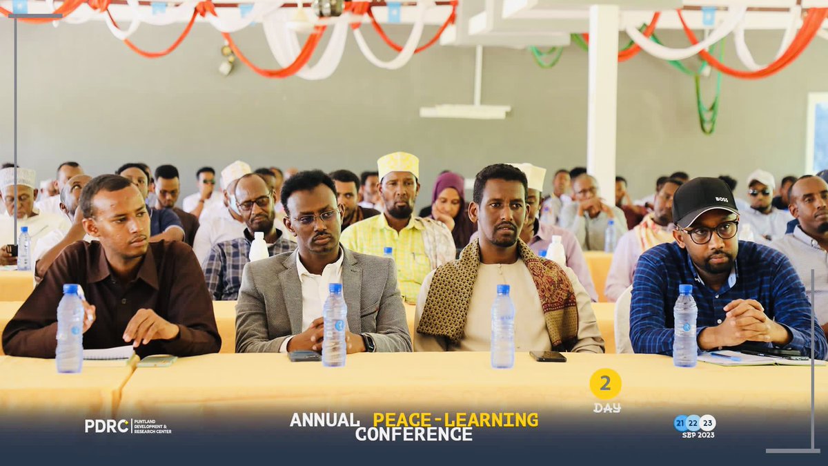 Anwaryare1000's tweet photo. Second Day of the Annul Peace Learning Conference of PDRC @SomaliaPdrc. It was another joyful and pleasing day where we went to #Arlo Park for tour, offered #Jimca Prayer, had Lunch, and attended a wonderful Panel Discussion on the #Horn of #Africa Integration, including #Somalia’s quest for joining East Africa Community @jumuiya. 

My special appreciation goes to Dr @ladanaffi who delivered a satisfying deliberation on the subject matter. 

As East African Institute for Peace and Governance @EAInstitute_ , it’s our utmost pleasure for being part of this eye-fetching events. 

#APC2023
#Garowe
#Puntland