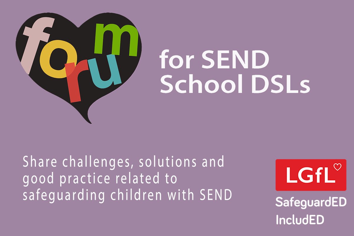 LGfLSafeguardED's tweet photo. 💡It's estimated that disabled children are 3.4 x more likely to be abused &amp; neglected than their non-disabled peers. 
💡#Safeguarding in an SEND #school can be complex and challenging.
📢Join our new SEND DSL Forum for @LGfL schools: https://t.co/RHFiAKAPNc
@LGfLIncludED https://t.co/ZGZfmsWo5c