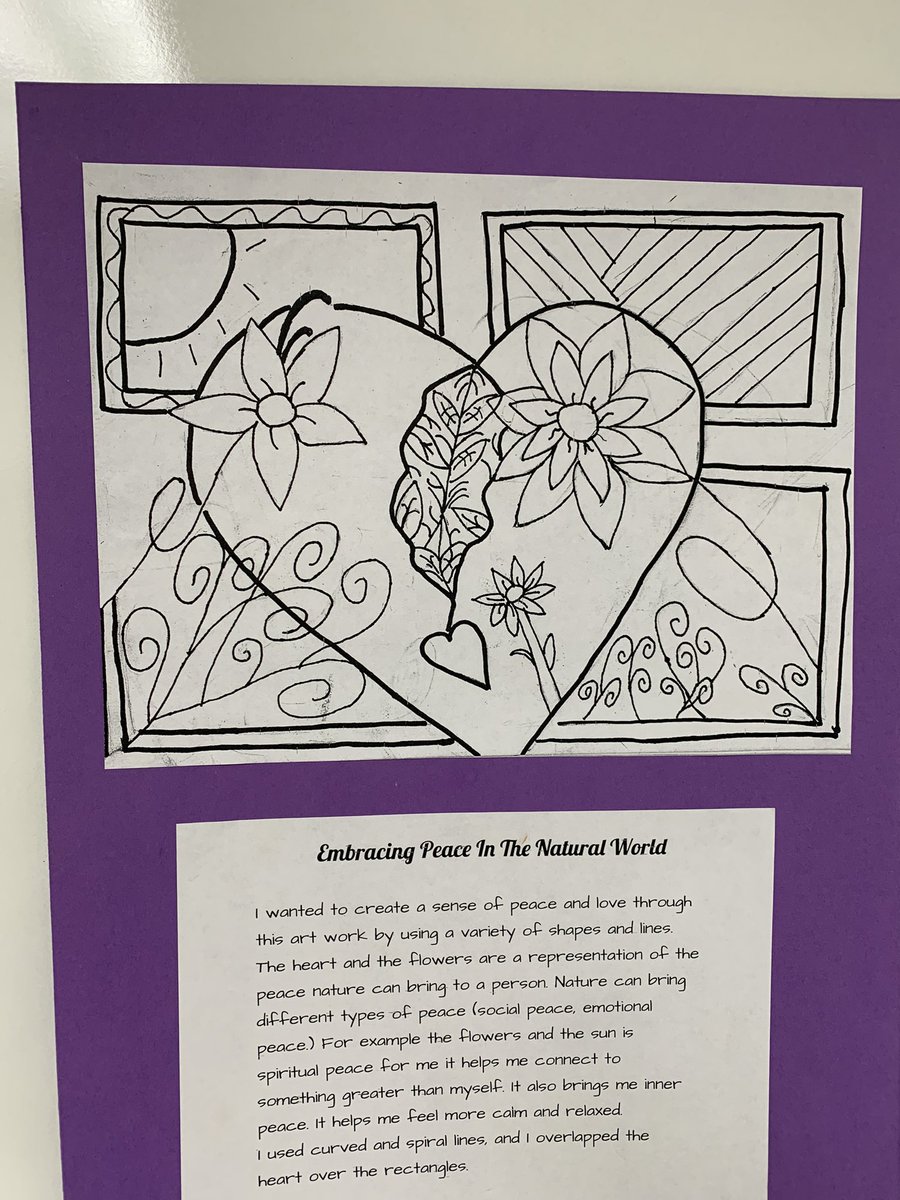 Showcasing some ACHS student art work. #TalentLivesHere #ACHSPride