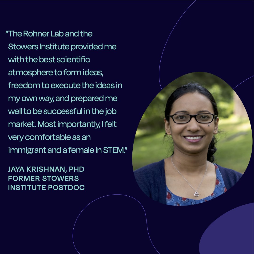 ScienceStowers's tweet photo. Institute postdocs move on to exciting careers after completing training. Congrats to former #postdoc, @Jaya__Krishnan, who will be joining @OMRF as an Asst Prof in the Genes &amp; Human Disease Research Program. #NPAW #NationalPostdocAppreciationWeek

MORE: https://t.co/mB9RZZhrUf https://t.co/qo6cqYcsIZ