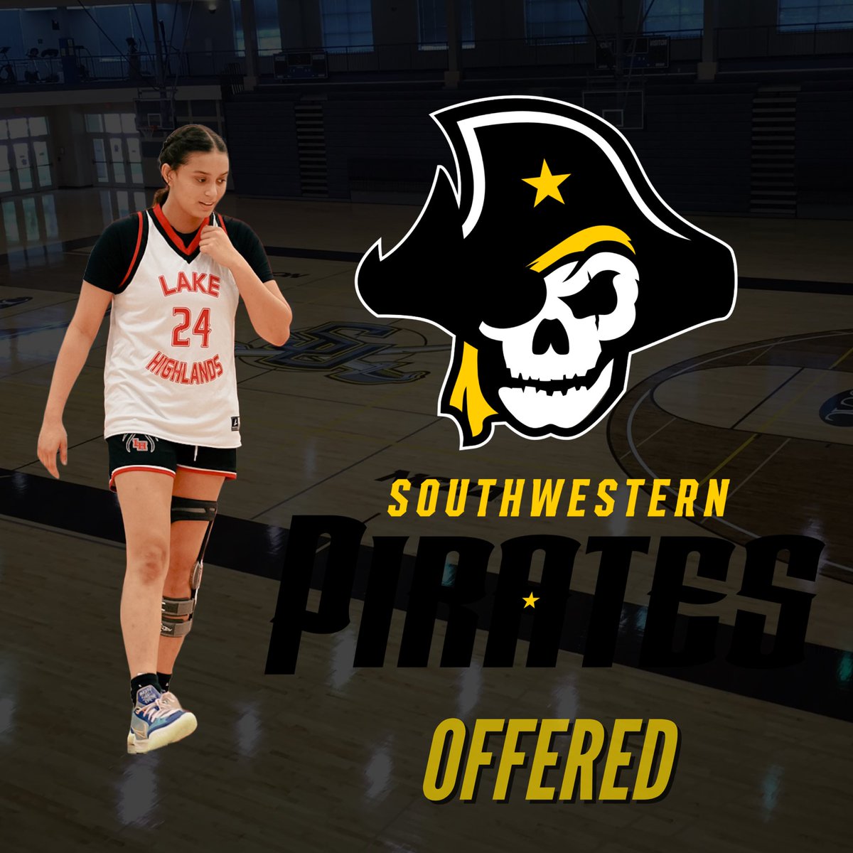 lizzykellam's tweet photo. I am blessed to say I have received an offer from Southwestern University, go pirates! @ToniKellam @LADYCATS_BALL @UrbanHeroesBas1 @c1osen @PrepGirlsHoops @LHWildcatClub https://t.co/C1GCHrFvzy
