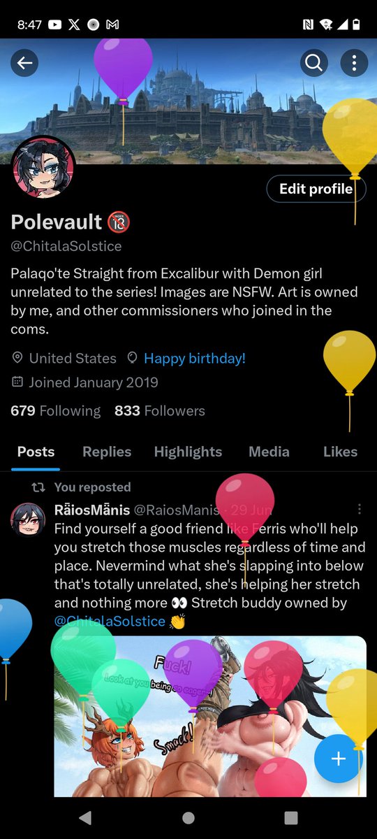 Free balloons on Free Balloon day :3