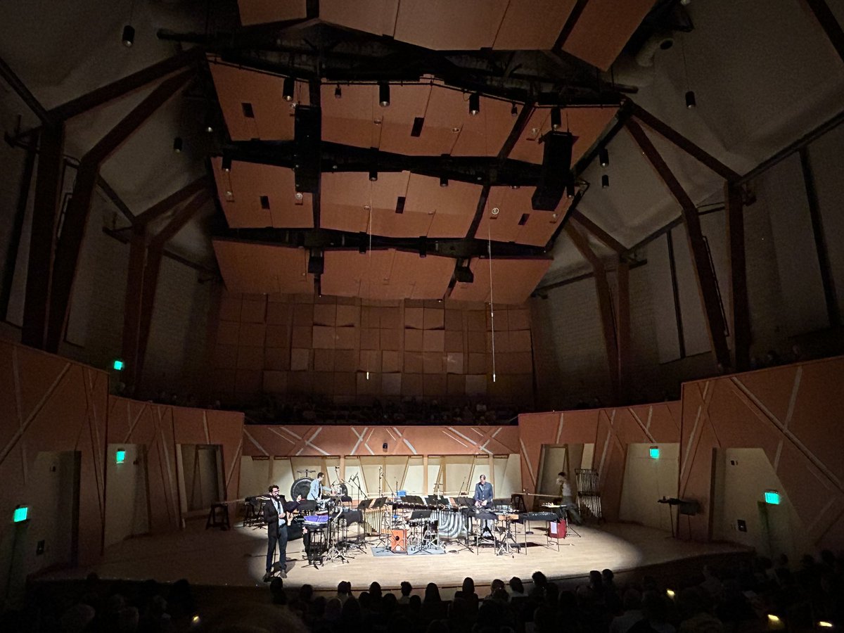 What a fantastic evening last night getting to see <a href="/ThirdCoastPerc/">Third Coast Percussion</a> in Conway with Cassie and a group of colleagues and students. The artistry the guys possess is unmatched. And congrats to <a href="/BlakeTyson/">Blake Tyson</a> on a successful night!