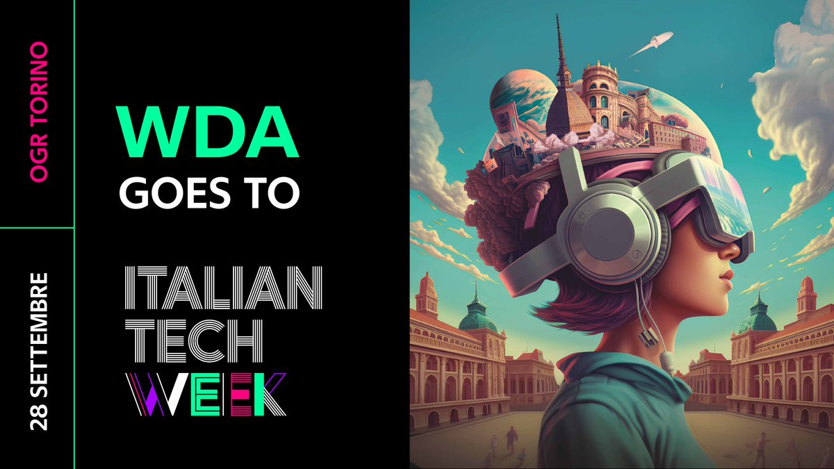 WDA va all'#ItalianTechWeek! 🇮🇹

Tra gli speaker, Brian Chesky di <a href="/Airbnb/">Airbnb</a> e Sam Altman di <a href="/OpenAI/">OpenAI</a>, ma anche il nostro Managing Partner &amp; Co-Founder <a href="/robertomacina/">Roberto Macina</a> che il 28 settembre terrà un intero panel dedicato al Venture Building.

Iscriviti ora: italiantechweek.makeitlive.it/m/conference