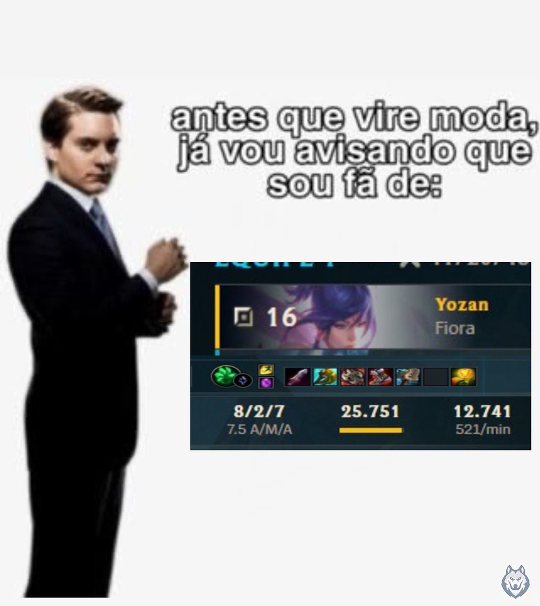 Ewolvesgg's tweet photo. Só para avisar.
@Yozanlol 👑
#Leagueoflegends #topking #yozanbigfahere #wearewolves #gowol https://t.co/ZfO5itgHGL