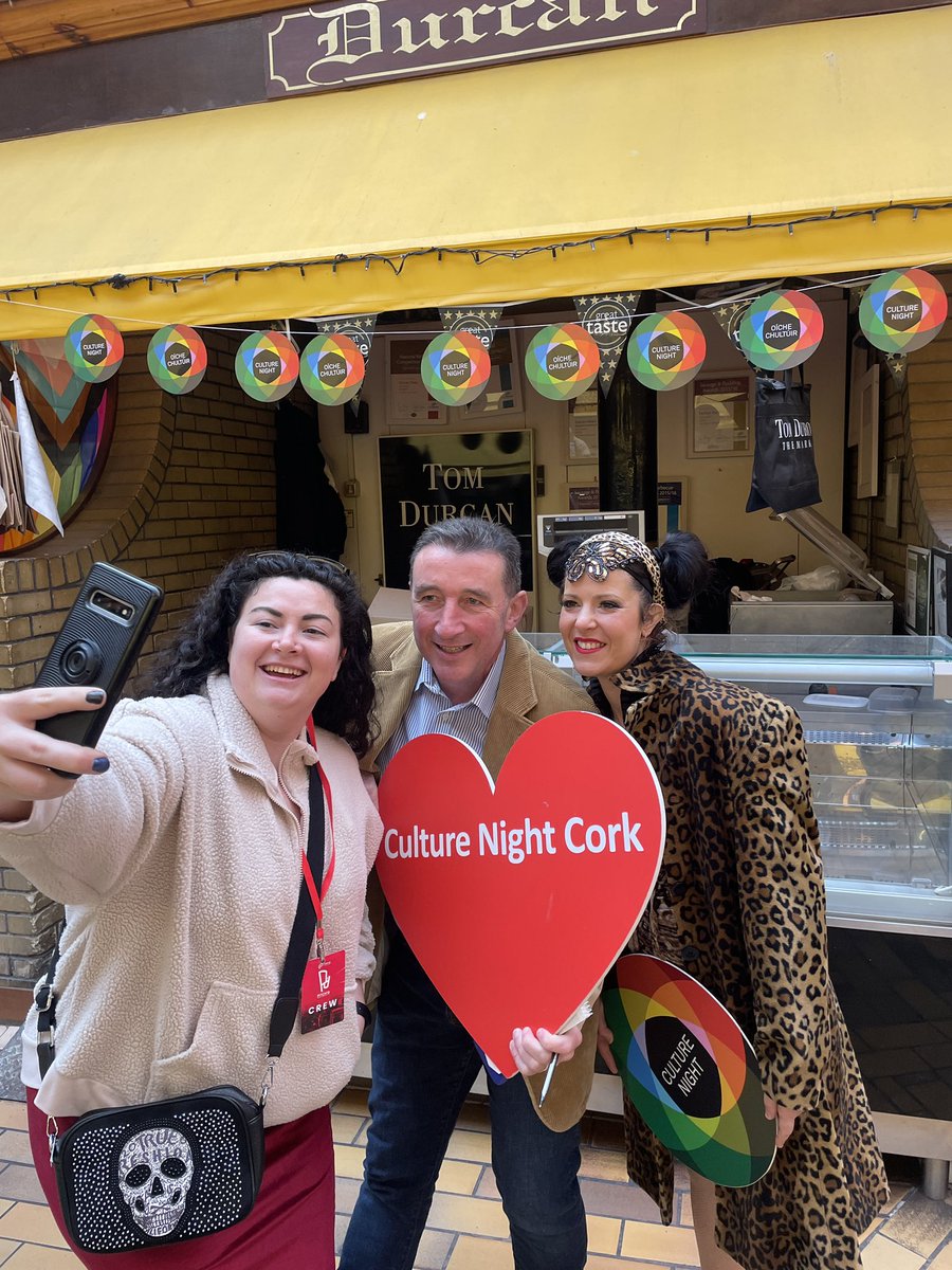 ☀️ A good news day ☀️ Thank you @PaschalSheehy @rtenews for covering @corkcityarts #CultureNightCork at @EnglishMarket