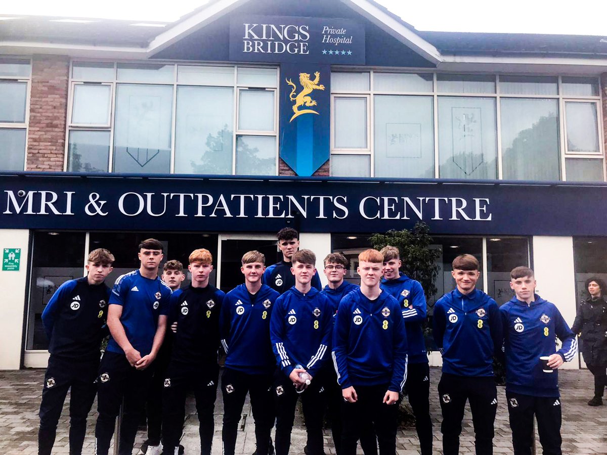 📸 Players from the Irish FA @JDFootball Academy took part in health checks at <a href="/kingsbridgehosp/">Kingsbridge Private Hospital Group</a> this week 🏥👇