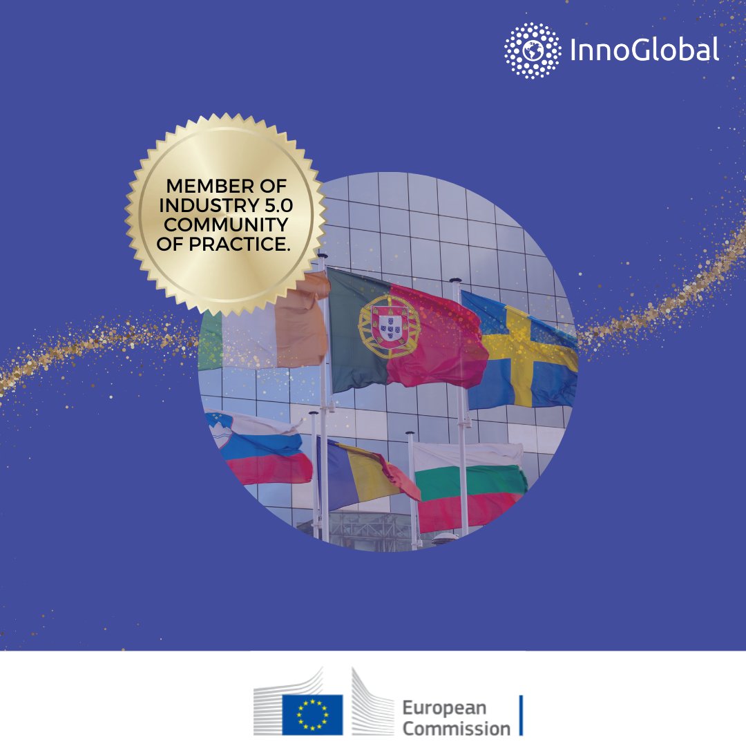 InnoGlobal1's tweet photo. We are delighted to announce that InnoGlobal has become a member of the Industry 5.0 Community of Practice. This is a great initiative that will bring together a broad range of European innovation ecosystem stakeholders to contribute to the New European Innovation Agenda (NEIA). https://t.co/YKM8TAobUb