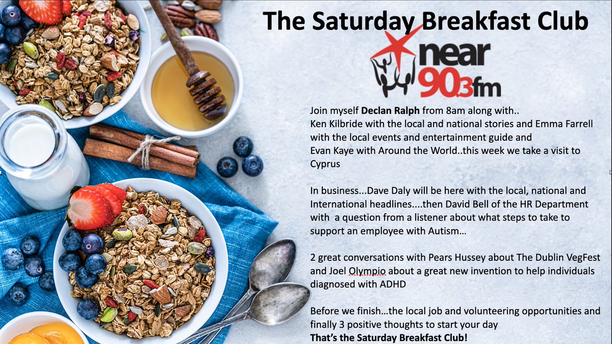 Declan Ralph (@declanralph) on Twitter photo Join me at 8 for The Saturday Breakfast Club on <a href="/nearfm/">Near FM</a> with me this week <a href="/kenkilb7/">Ken Kilbride</a> <a href="/DaveDalyFM/">David Daly</a> <a href="/theHRdepartment/">David Bell</a> Emma Farrell, Evan Kaye @DublinVegfest and <a href="/JamesDysonAward/">The James Dyson Award</a> #SeeYouSoonOnTheRadio 👇 Join me at 8 for The Saturday Breakfast Club on <a href="/nearfm/">Near FM</a> with me this week <a href="/kenkilb7/">Ken Kilbride</a> <a href="/DaveDalyFM/">David Daly</a> <a href="/theHRdepartment/">David Bell</a> Emma Farrell, Evan Kaye @DublinVegfest and <a href="/JamesDysonAward/">The James Dyson Award</a> #SeeYouSoonOnTheRadio 👇