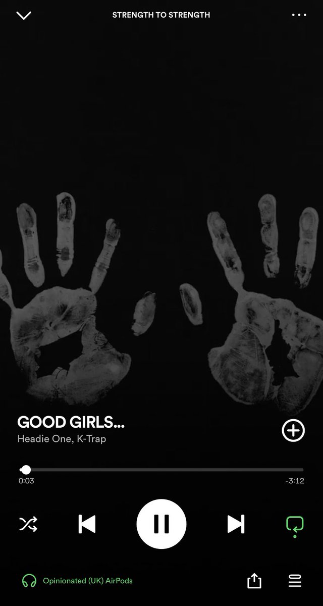 OpinionatedYute's tweet photo. The ‘Good Girls’ sample on the K-Trap &amp; Headie One collab project is so genius!

Definitely in my Top 3 songs! https://t.co/jUuyaOHafZ