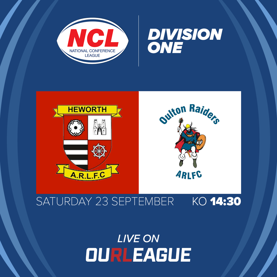 👇 Live @OfficialNCL action on #OURLEAGUE this afternoon!