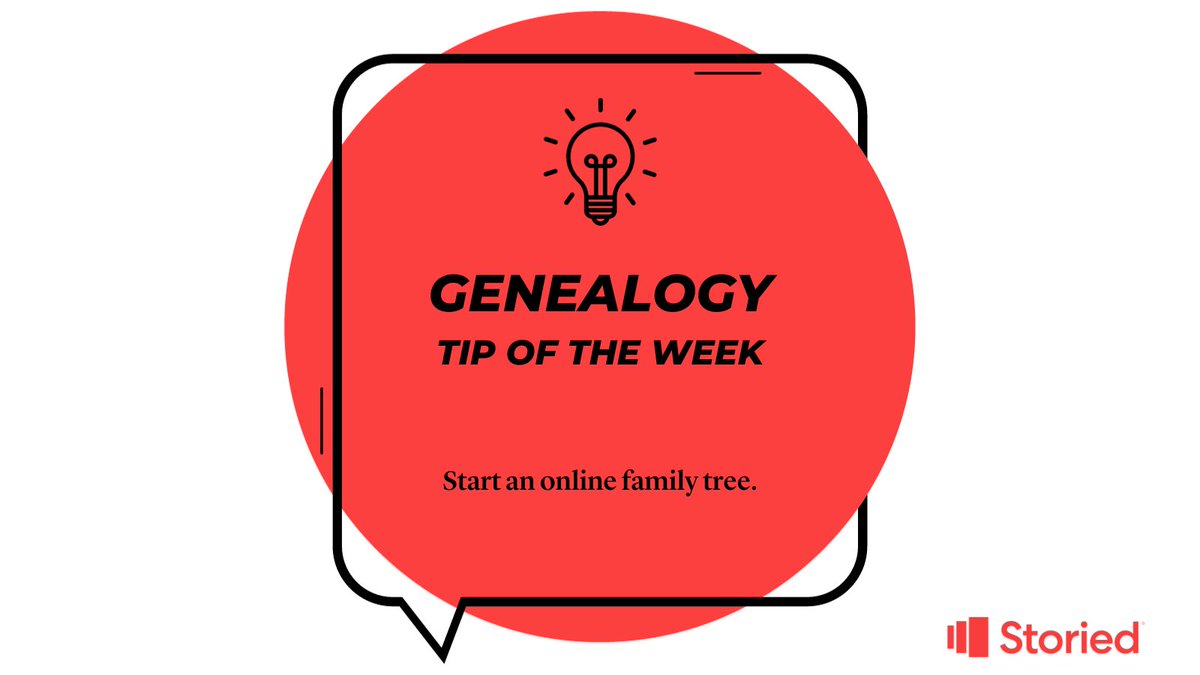 🔍 Genealogy Tip of the Week - Discover the magic of online family trees, where simplicity meets your family's history! 🌳Start your online family tree at Storied.com today and let the past unfold effortlessly! #Storied  #FamilyHistory #DigitalGenealogy #Genealogytip
