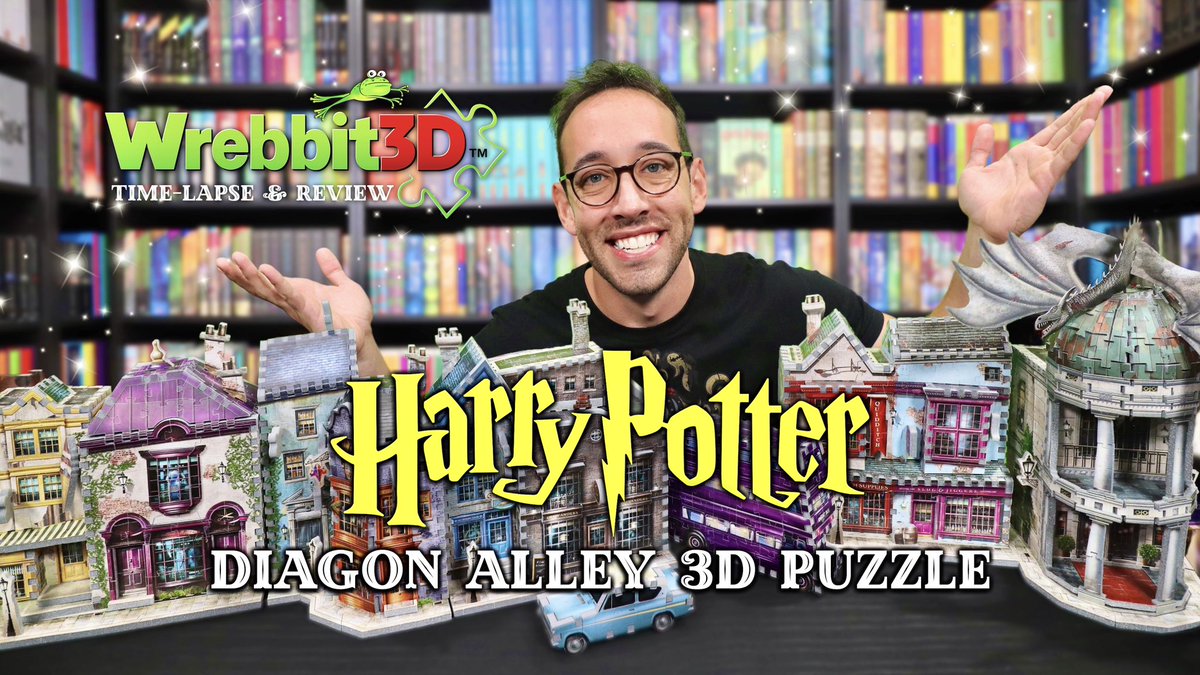 Building the Diagon Alley 3D Puzzle | Harry Potter Wrebbit3D youtu.be/FnkvKOETtT0