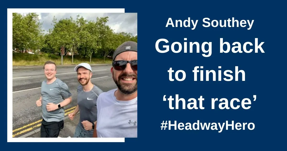 HeadwayUK's tweet image. Andy Southey is taking on an incredibly daunting challenge... going back to the race where he sustained a brain injury last time out! &quot;This time I&apos;m calling it &apos;the Headway Half.&apos;&quot;
headway.org.uk/about-brain-in…
#braininjurysurvivor #concussion #postconcussionsyndrome #robinhoodhalf