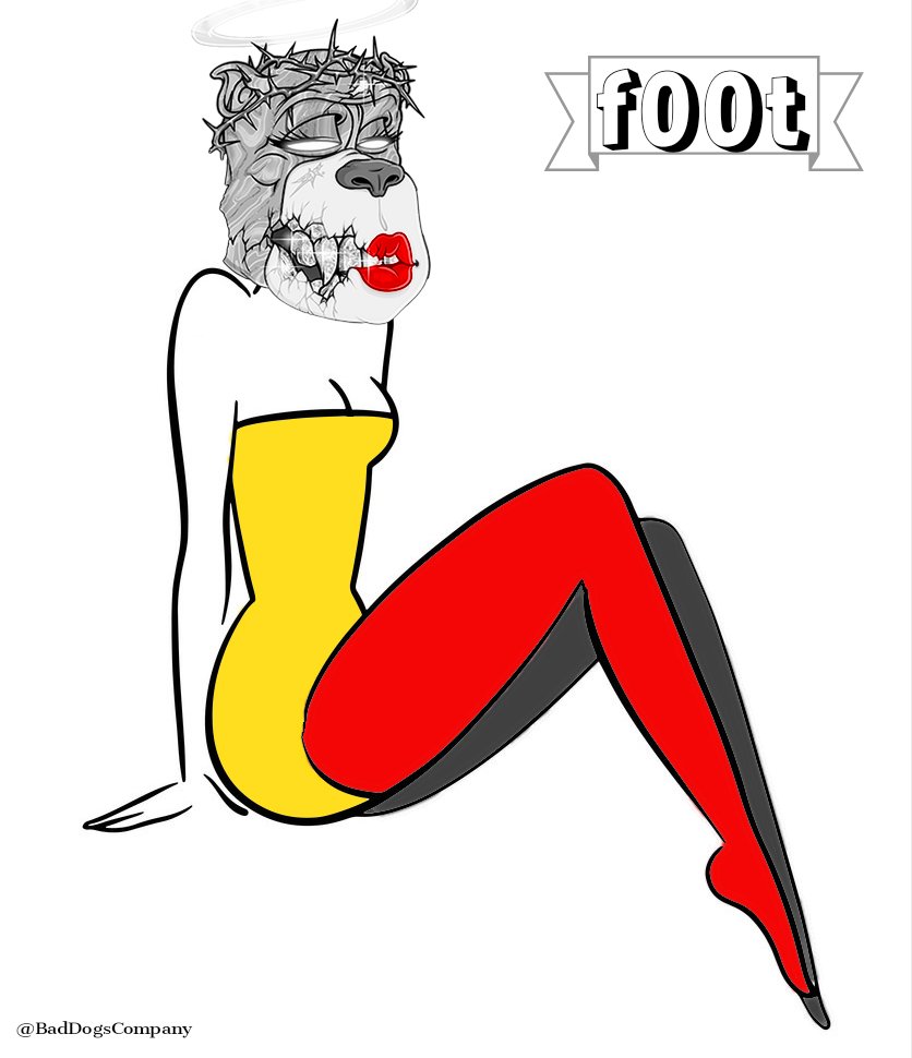 Yan___BAh's tweet photo. I heard rebranding is the new meta!

I'm rebranding to:

f00t

🦴🦴🦴🦴

@BadDogsCompany #BadDogsCompany #BDCO #NFTartist #nftartists #nftart #nftcollectors #88eight #BadNotBored #f00t https://t.co/MpIlR6faUx