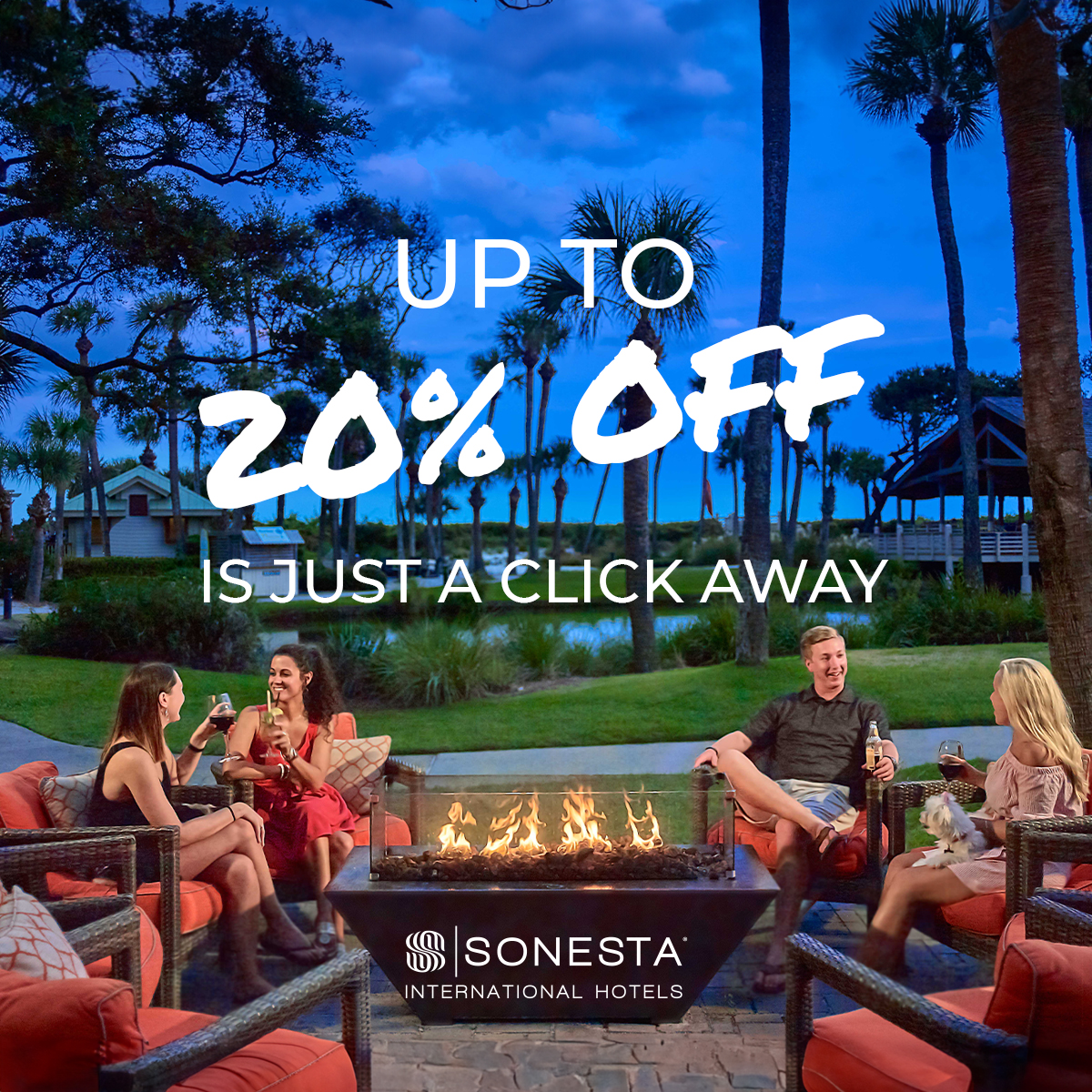 A vacay in the near future is calling your name! For a limited time, save up to 20% on your next Sonesta stay when you book with code GETAWAY. But don’t let your getaway get away – book before October 11! Start planning today: bit.ly/44NcgZa