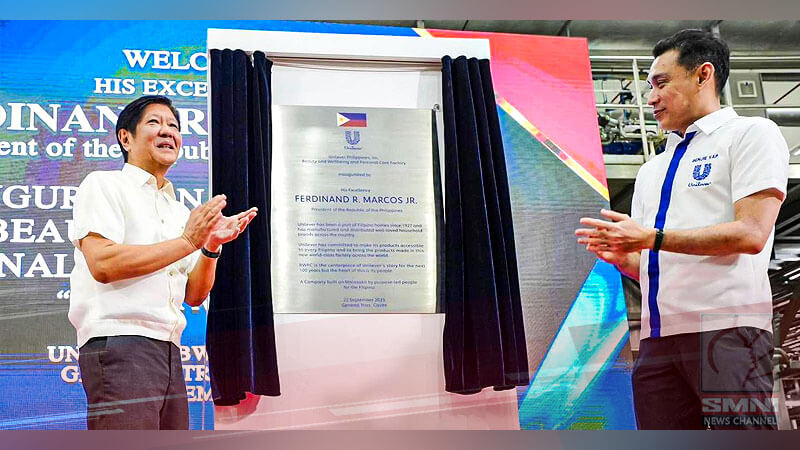 JRDimacalinta's tweet photo. Remember the pledges that the Belgium promised? Now his trip is truly worth it as our beloved PBBM joins the inauguration of the new Unilever factory that will generate 5000 new employees. https://t.co/eJMfpXIfoY
