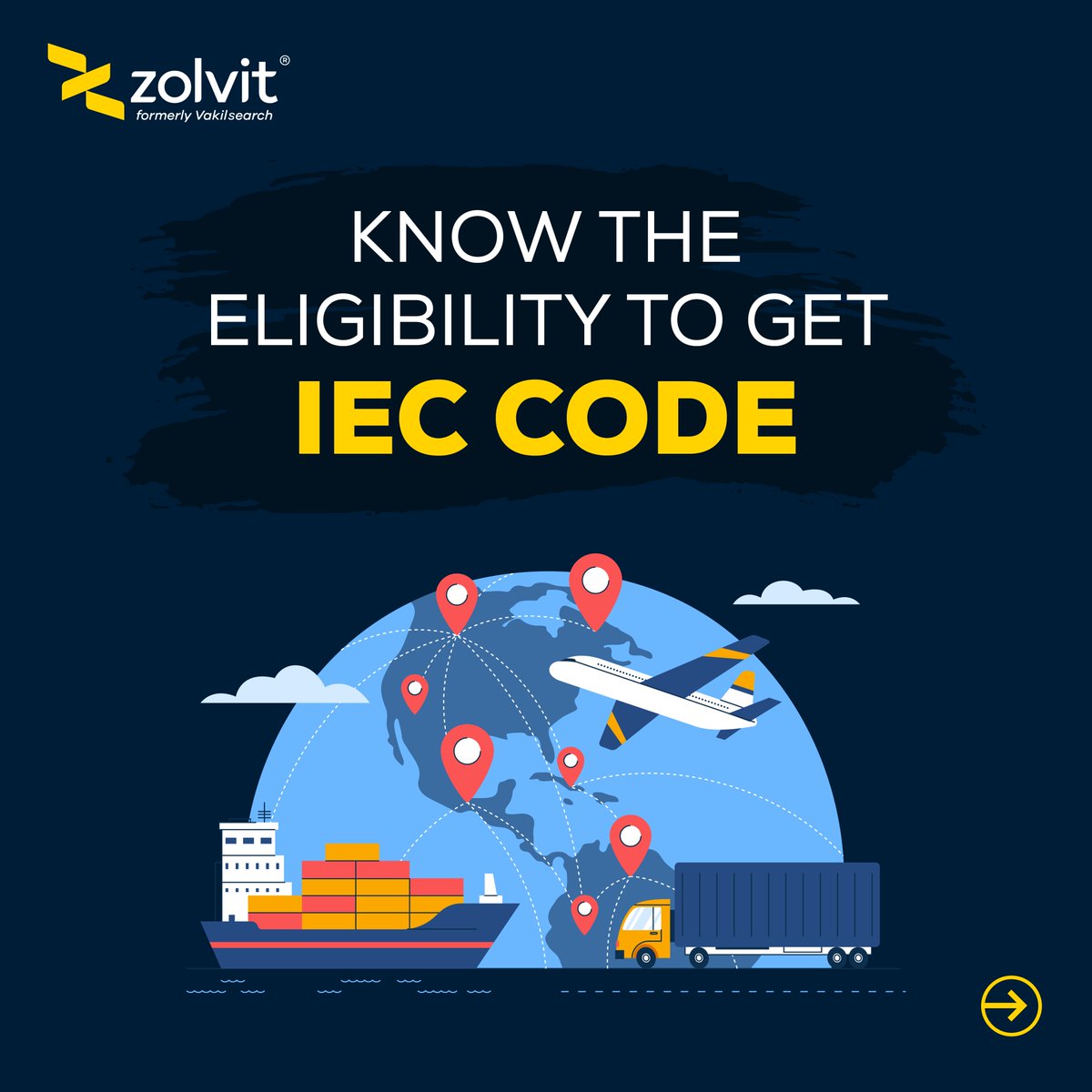Letsvakilsearch's tweet photo. Know the eligibility criteria for obtaining an IEC (Import Export Code) in this post! πΌπ
Reach us at https://t.co/mfMOQ9Ujit
#iec #ieccode #importers #exporters #properitor #clearance #moneytransfer #vakilsearch #legalservices #zolvit #funds https://t.co/FFLCufddHL